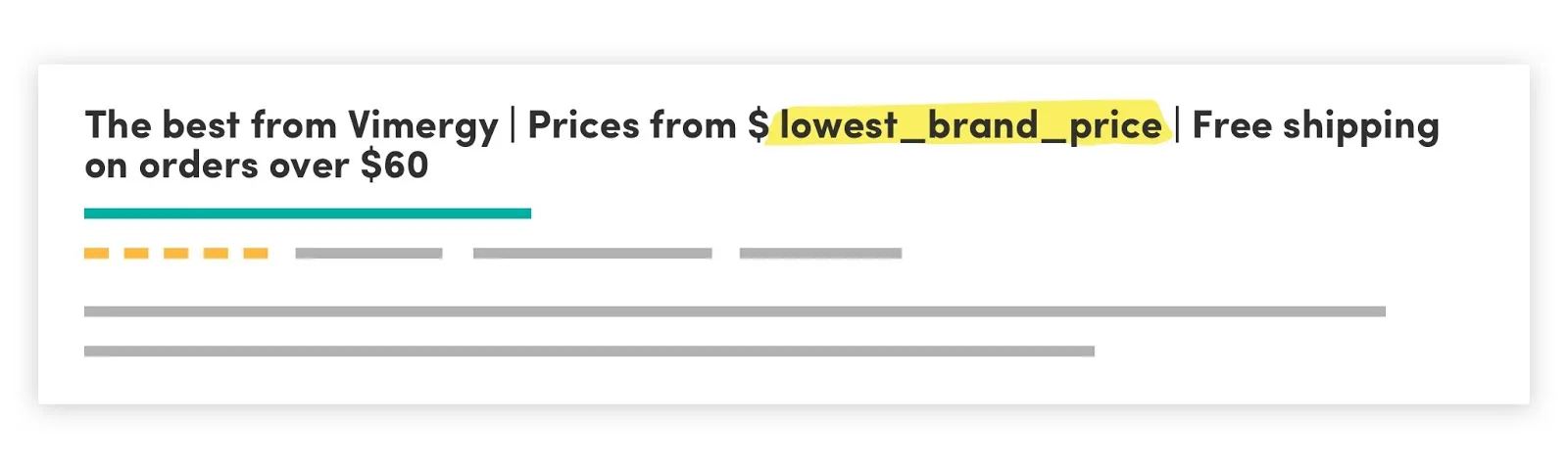 Example of Search Ad