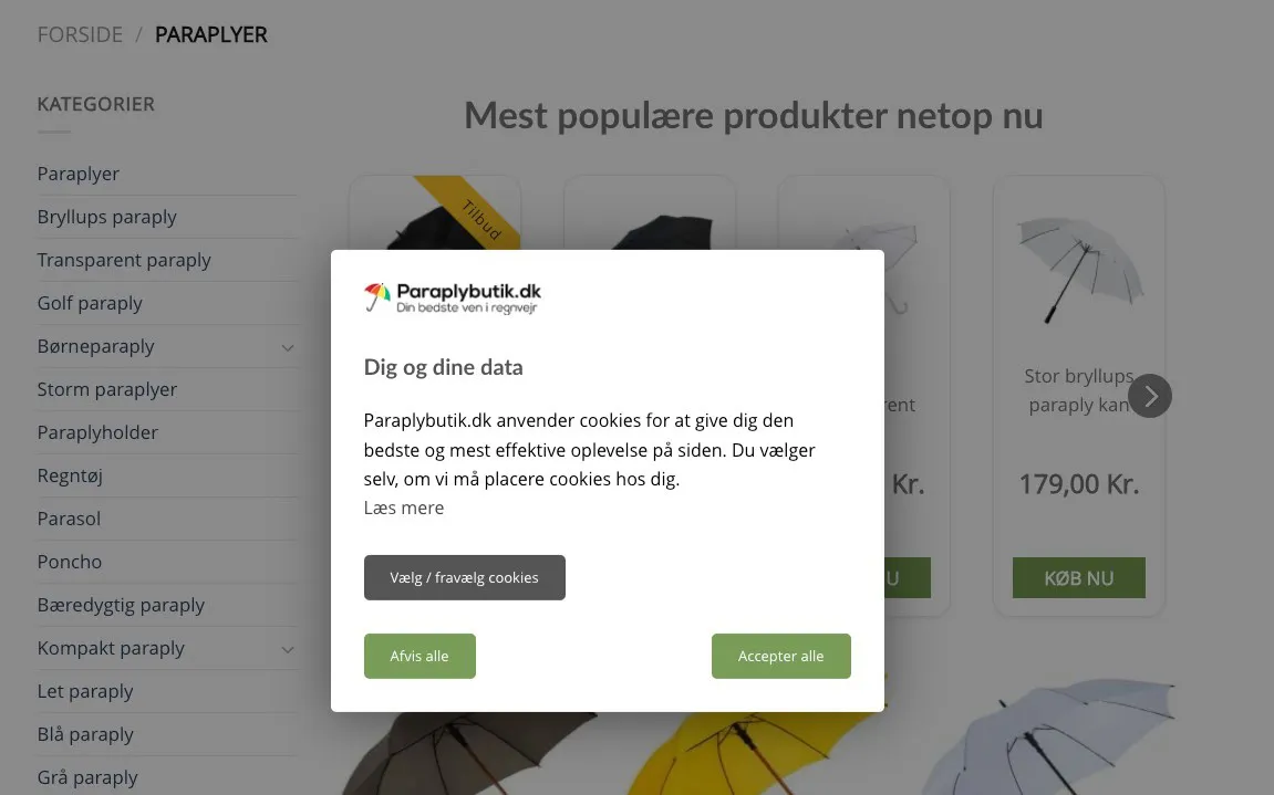 Example of a poorly executed cookie consent pop-up.