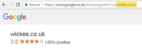 Google seller reviews