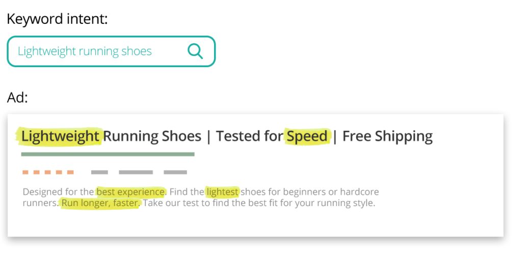 lightweight running shoes example